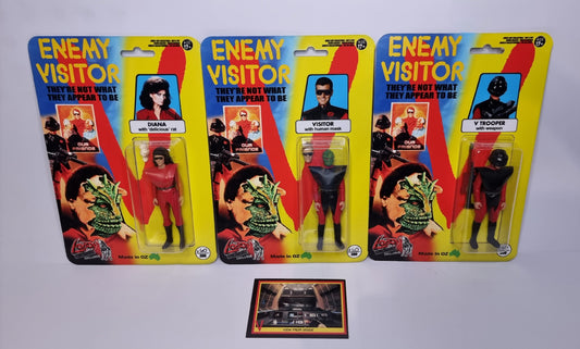 V: Enemy Visitor Figures - Set of 3 - 1st Release Limited Run Lobos Collectables