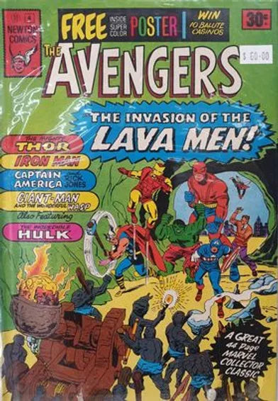 The Avengers #4 - Newton Comics Rare Australian Reprint