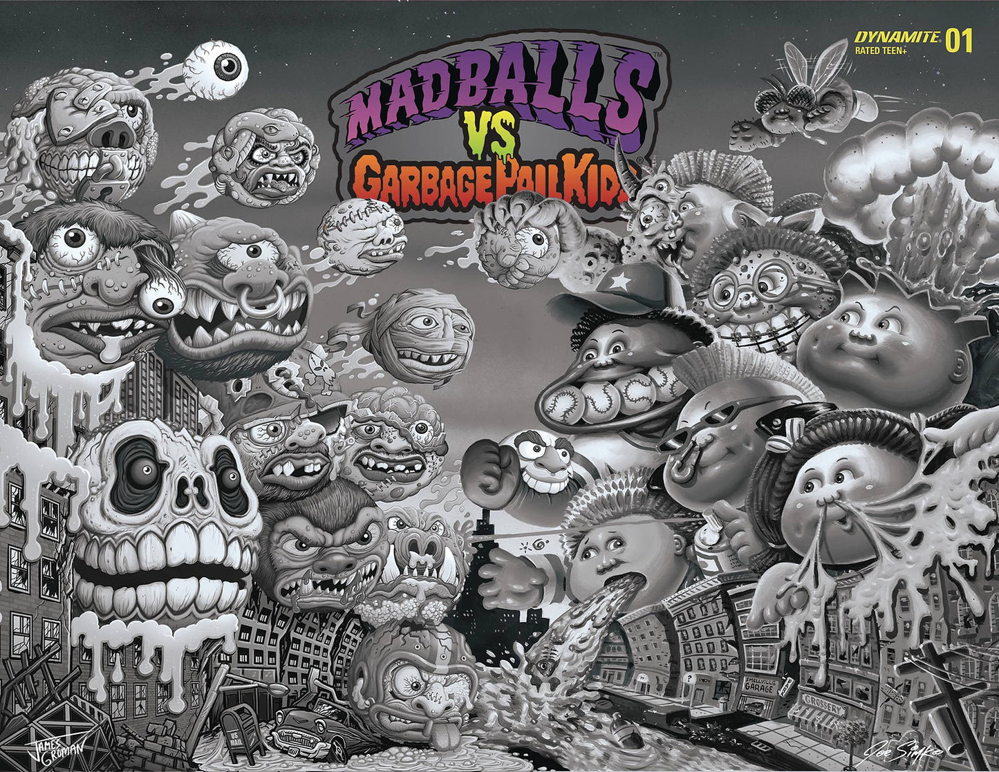 MADBALLS VS GARBAGE PAIL KIDS #1 CVR N 1:10 VARIANT