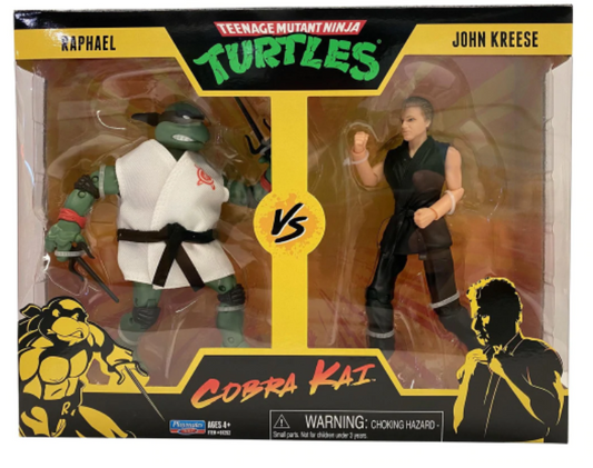 Raphael Vs John Kreese TMNT vs Cobra Kai 2-Pack 6" Figure