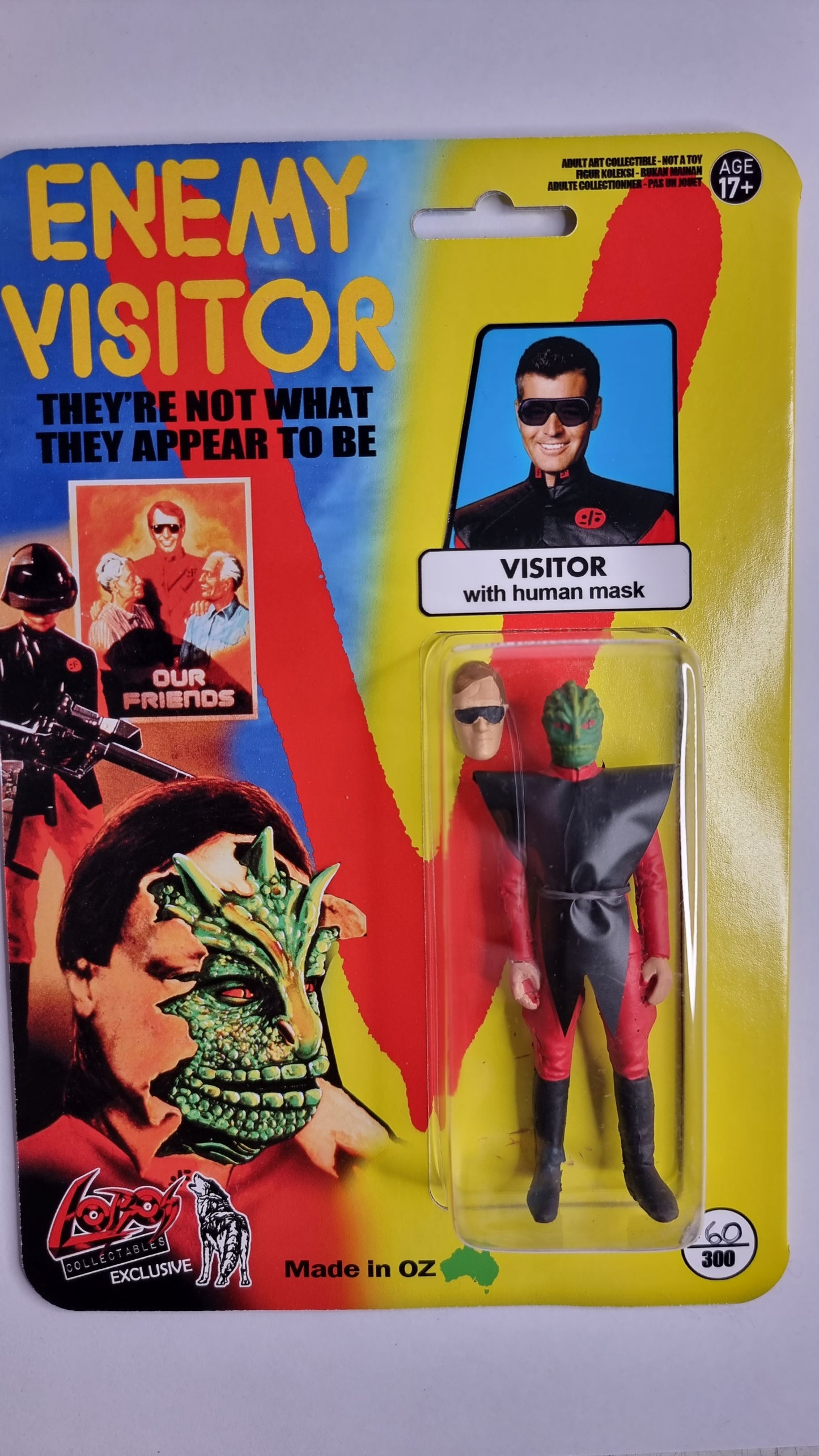 V: Enemy Visitor Figures - Set of 3 - 1st Release Limited Run Lobos Collectables