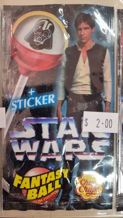 Star Wars Chupa Chups Fantasy Ball Stickers & Wrappers