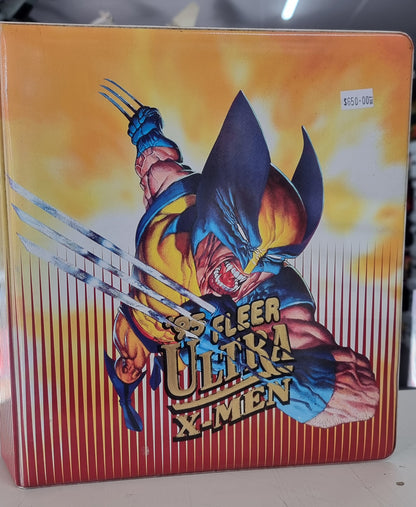 X-MEN - Fleer Ultra 1995 Set w/Official Collector's Folder - 97% Complete