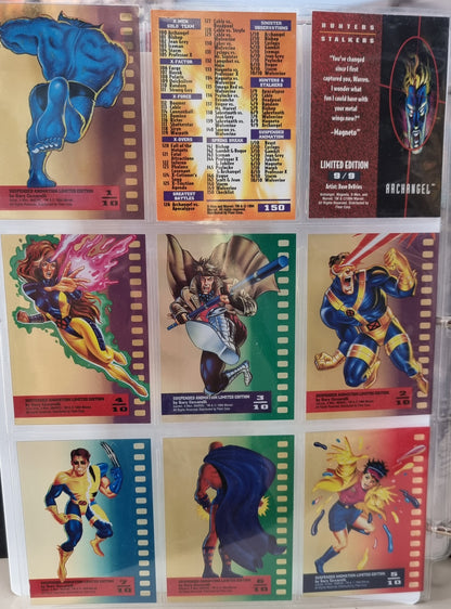 X-MEN - Fleer Ultra 1995 Set w/Official Collector's Folder - 97% Complete