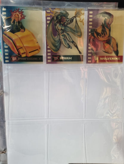 X-MEN - Fleer Ultra 1995 Set w/Official Collector's Folder - 97% Complete