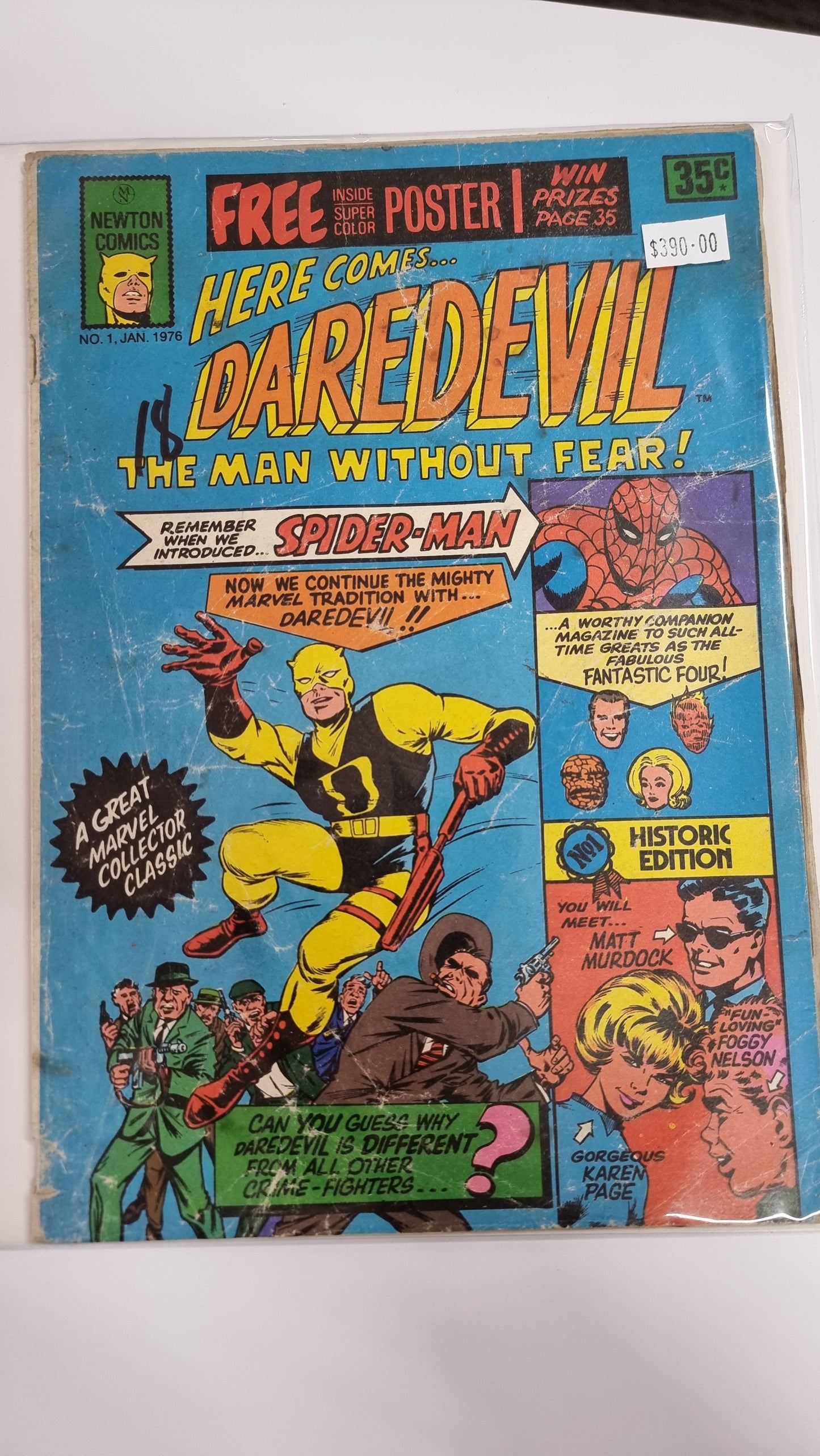 Daredevil #1 - Newton Comics Rare Australian Reprint