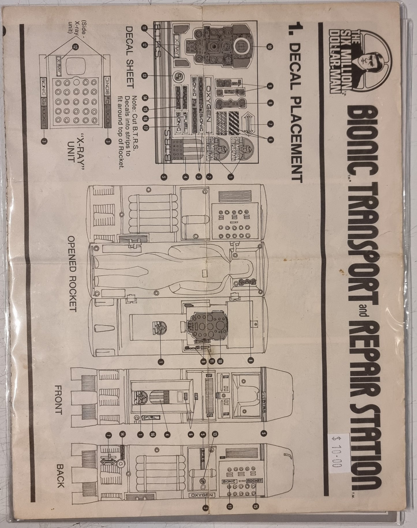 Vintage Toy Instructions