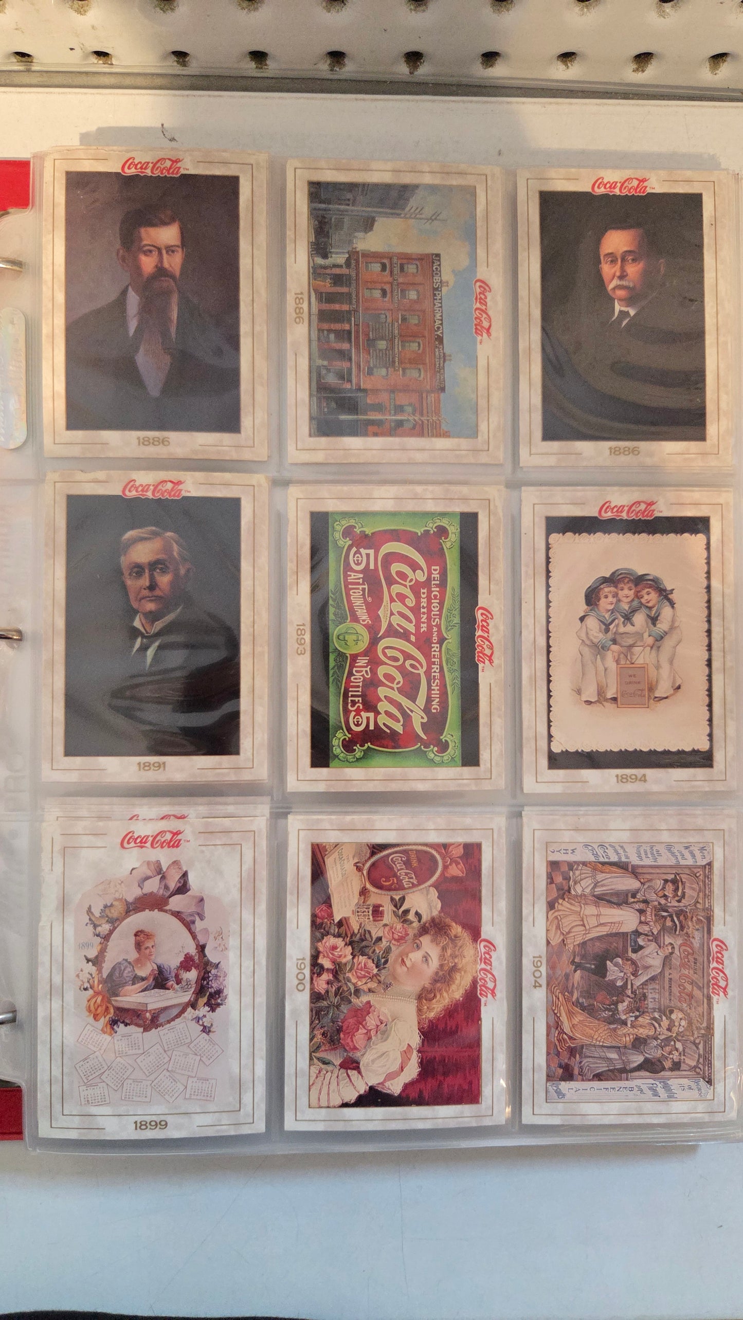 1993/94 Collect-A-Card COCA-COLA Collection - Complete Series 1/2/3 & Coke Caps