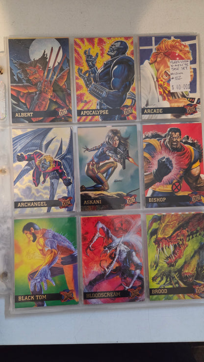 1995 Fleer Ultra X-Men Trading Cards - 149/150 Base Set