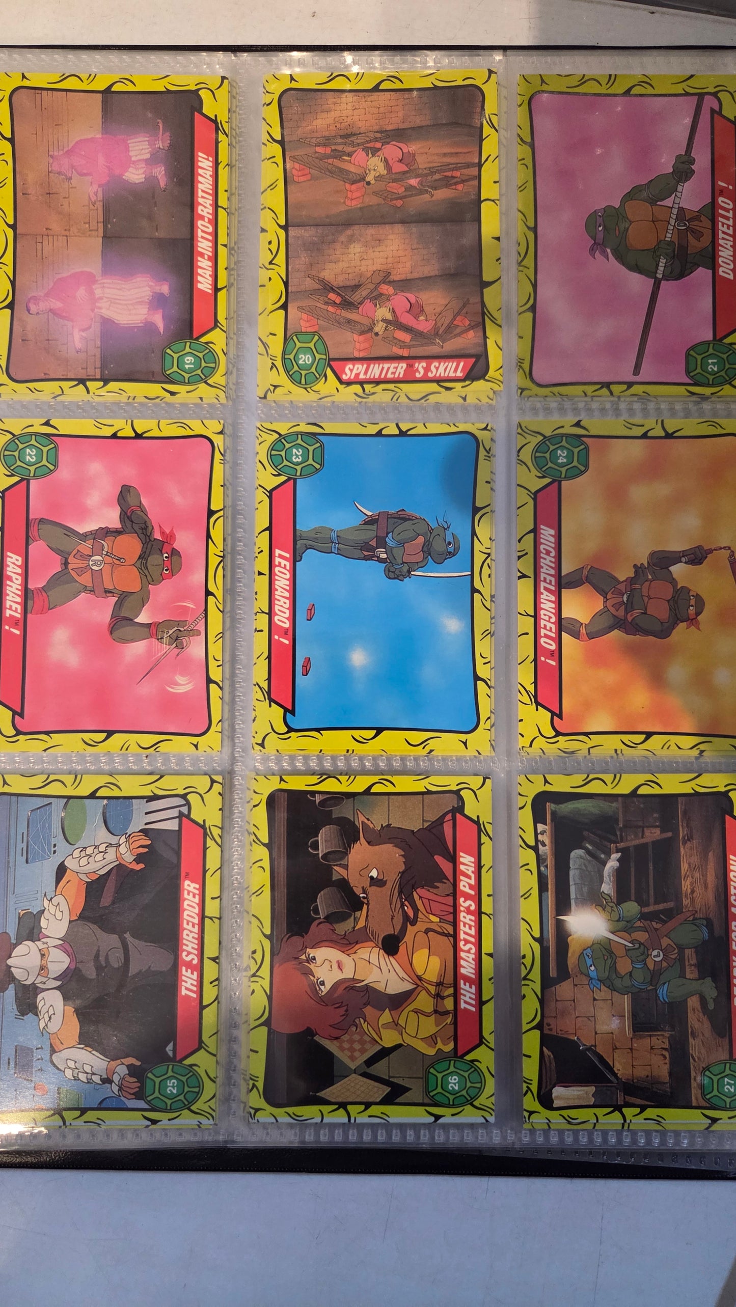 1989 Topps Teenage Mutant Ninja Turtles Trading Cards - Assorted Lot