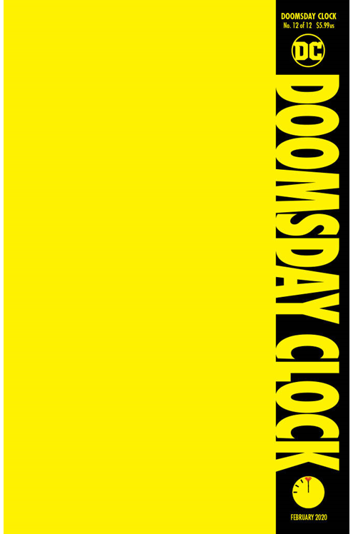 Doomsday Clock #12 (Of 12) Blank Variant Edition