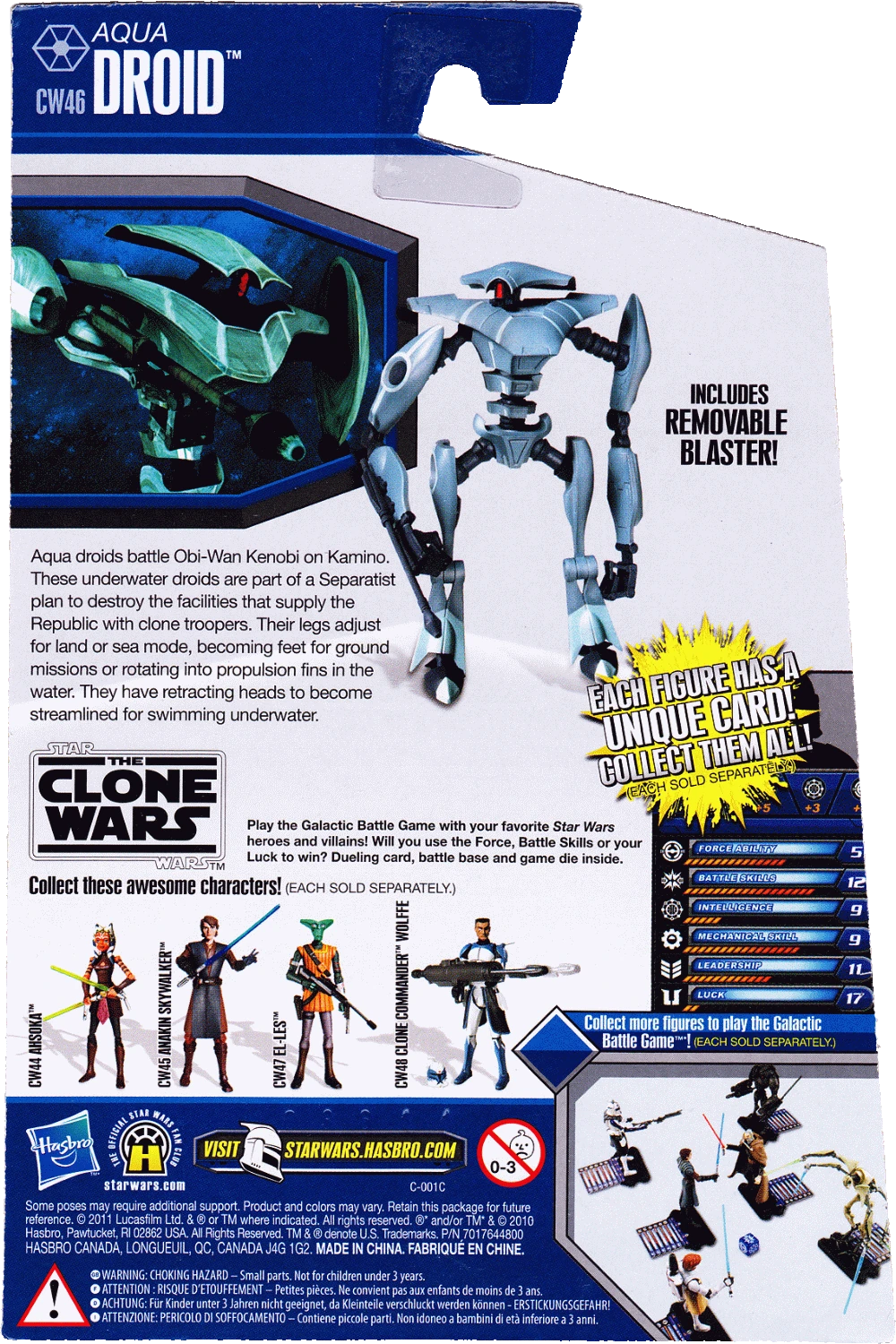 Aqua Droid - Star Wars The Clone Wars (CW46) - 2011