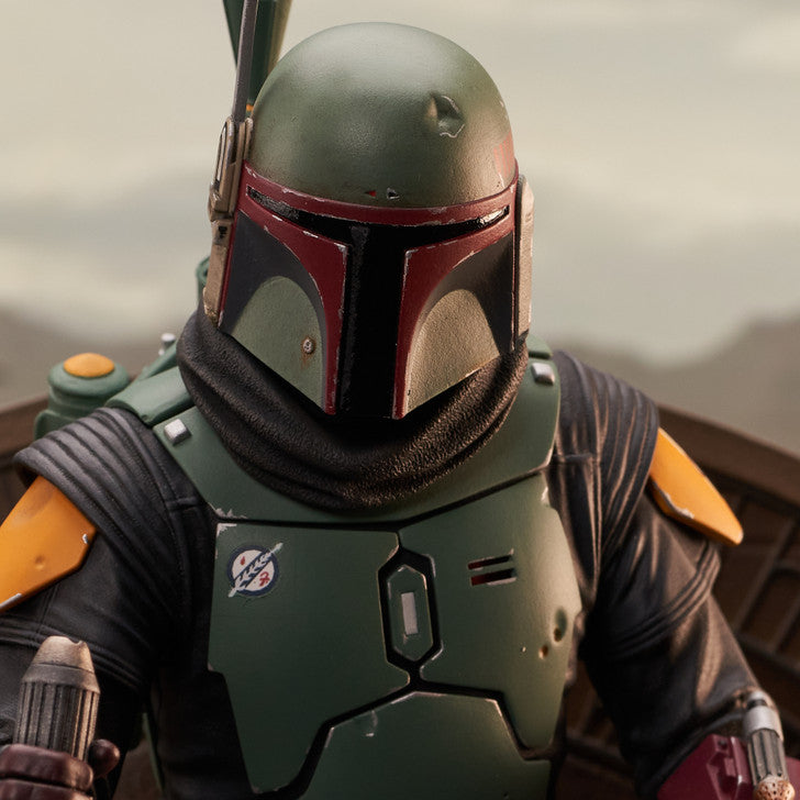 Star Wars: The Mandalorian - Boba Fett (on Throne Statue) Premier Collection Statue [CLICK AND COLLECT ONLY]