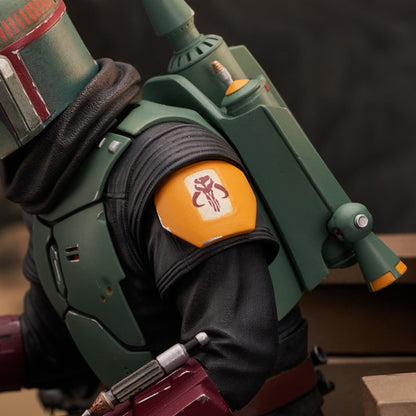 Star Wars: The Mandalorian - Boba Fett (on Throne Statue) Premier Collection Statue [CLICK AND COLLECT ONLY]