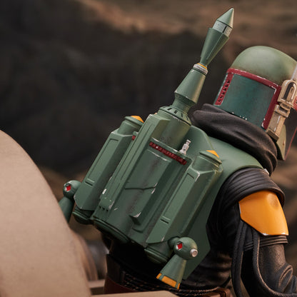 Star Wars: The Mandalorian - Boba Fett (on Throne Statue) Premier Collection Statue [CLICK AND COLLECT ONLY]