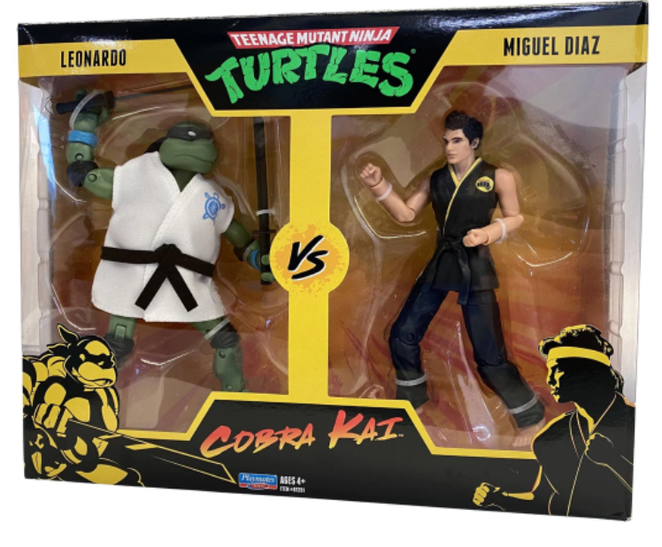 Leonardo vs Miguel Diaz TMNT vs Cobra Kai 2-Pack 6" Figure