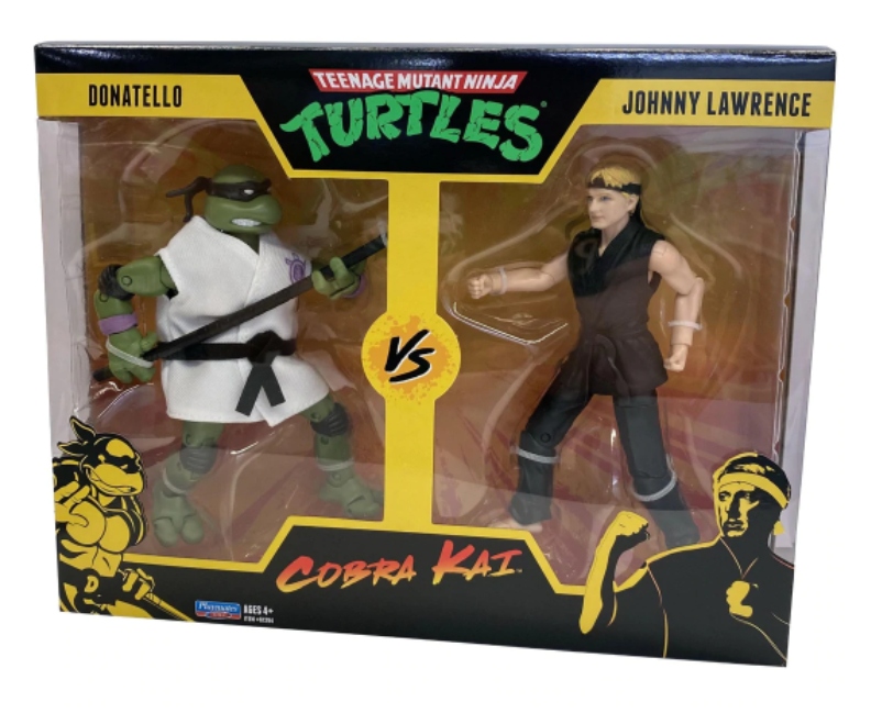 Donatello vs Johnny Lawrence TMNT vs Cobra Kai 2-Pack 6" Figure