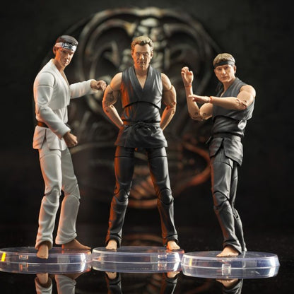 Cobra Kai - Johnny Lawrence, John Kreese & Daniel LaRusso 7” Action Figure Set of 3