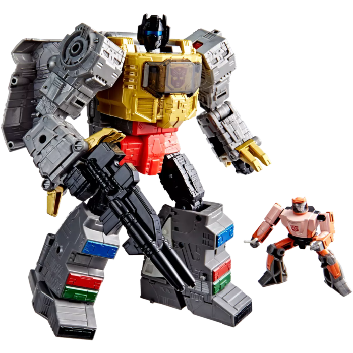 Transformers: The Movie (1986) - Dinobot Grimlock & Autobot Wheelie Studio Series Leader Class 8.5" Action Figure
