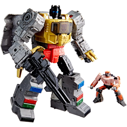 Transformers: The Movie (1986) - Dinobot Grimlock & Autobot Wheelie Studio Series Leader Class 8.5" Action Figure
