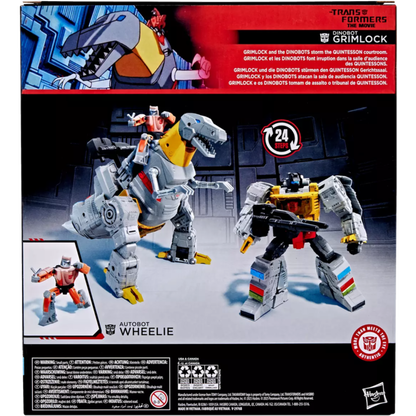 Transformers: The Movie (1986) - Dinobot Grimlock & Autobot Wheelie Studio Series Leader Class 8.5" Action Figure