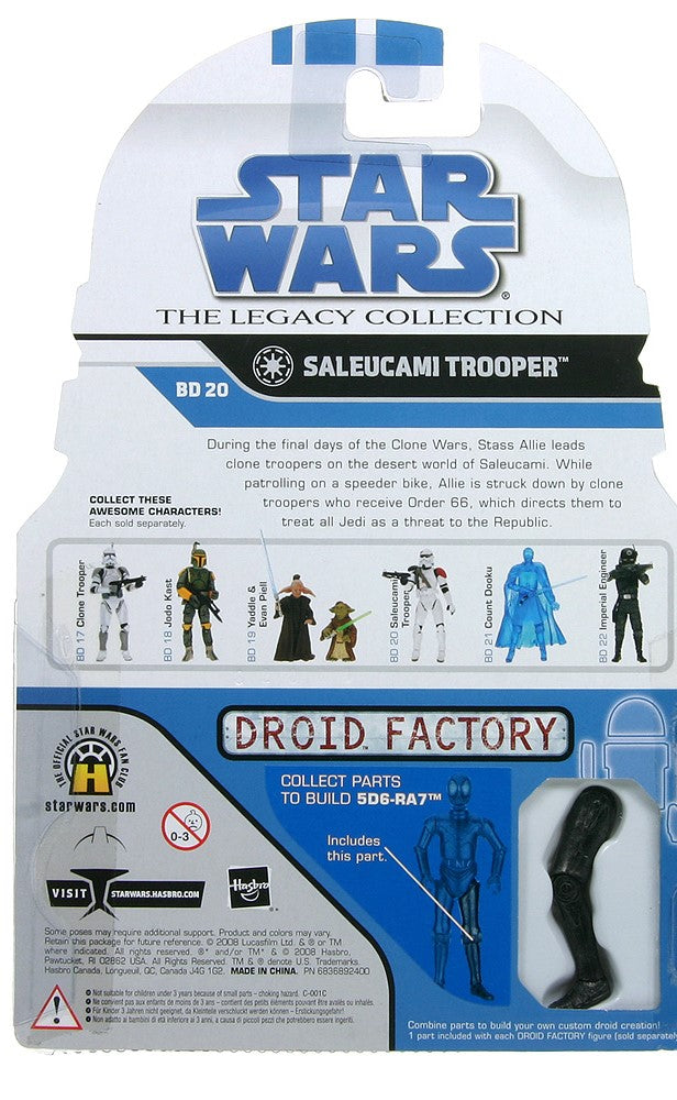 Saleucami Trooper - Star Wars The Legacy Collection (BD #10) - 2008